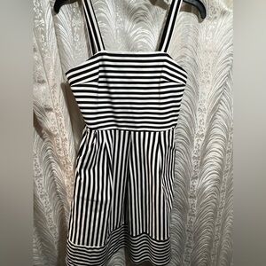 Brixon Ivy Women’s Sz S Black and White Stripped Short Dress